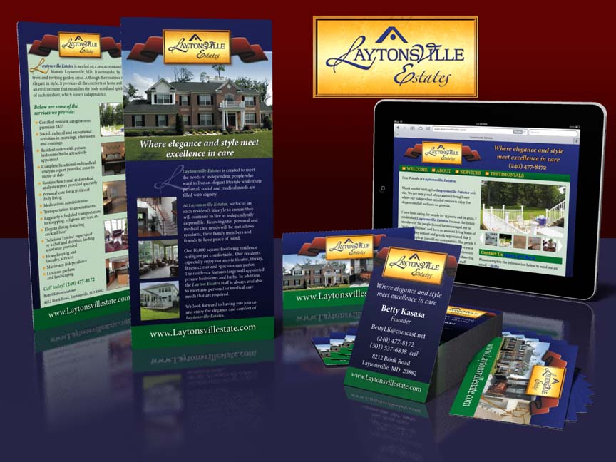Laytonsville Estates: Brand development, collateral & website